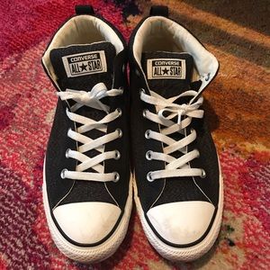 Converse High Top Sneakers Black Charcoal